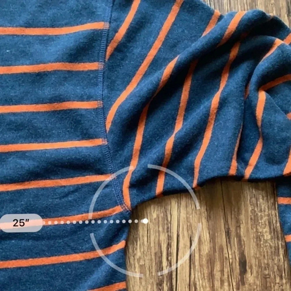 PrAna Women’s Striped Cozy Up Polmdale Sweater Top Size Medium NWT - Picture 10 of 11